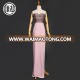 New look custom made popular pink strapless wedding party wear dresses for ladies