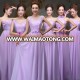 new model purple bridesmaid dresses long wedding dress